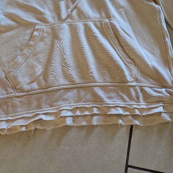 We the Free Beigey White Ombre Zuma Hoodie Sweater size Small - Picture 9 of 16